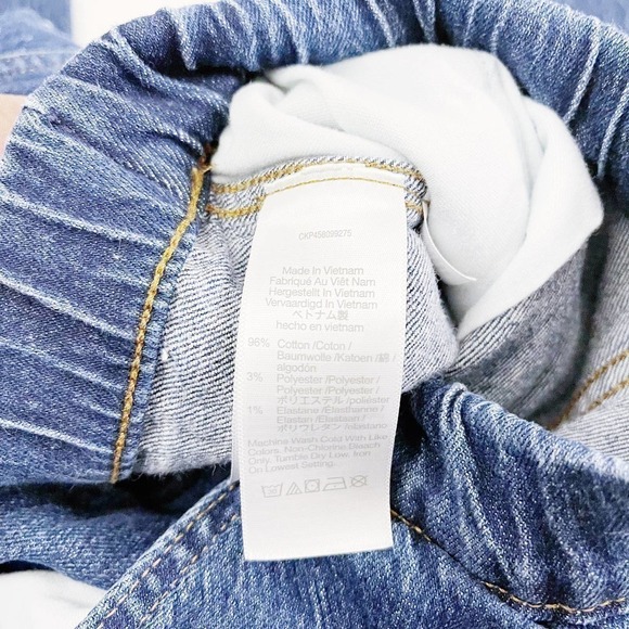 Madewell Stretch Waist Slip On Denim Jeans Med Wash SZ27 NC357 - Picture 4 of 8